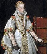A court portrait of Queen Ana de Austria, unknow artist